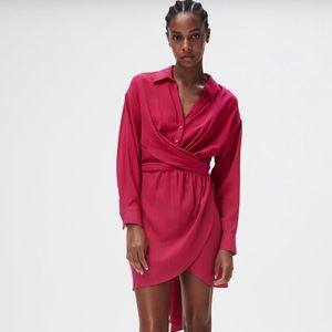 Hot Pink mini ZARA dress